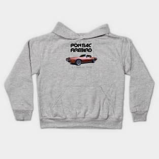 1971 Pontiac Firebird. Like a Camaro but for men. Kids Hoodie